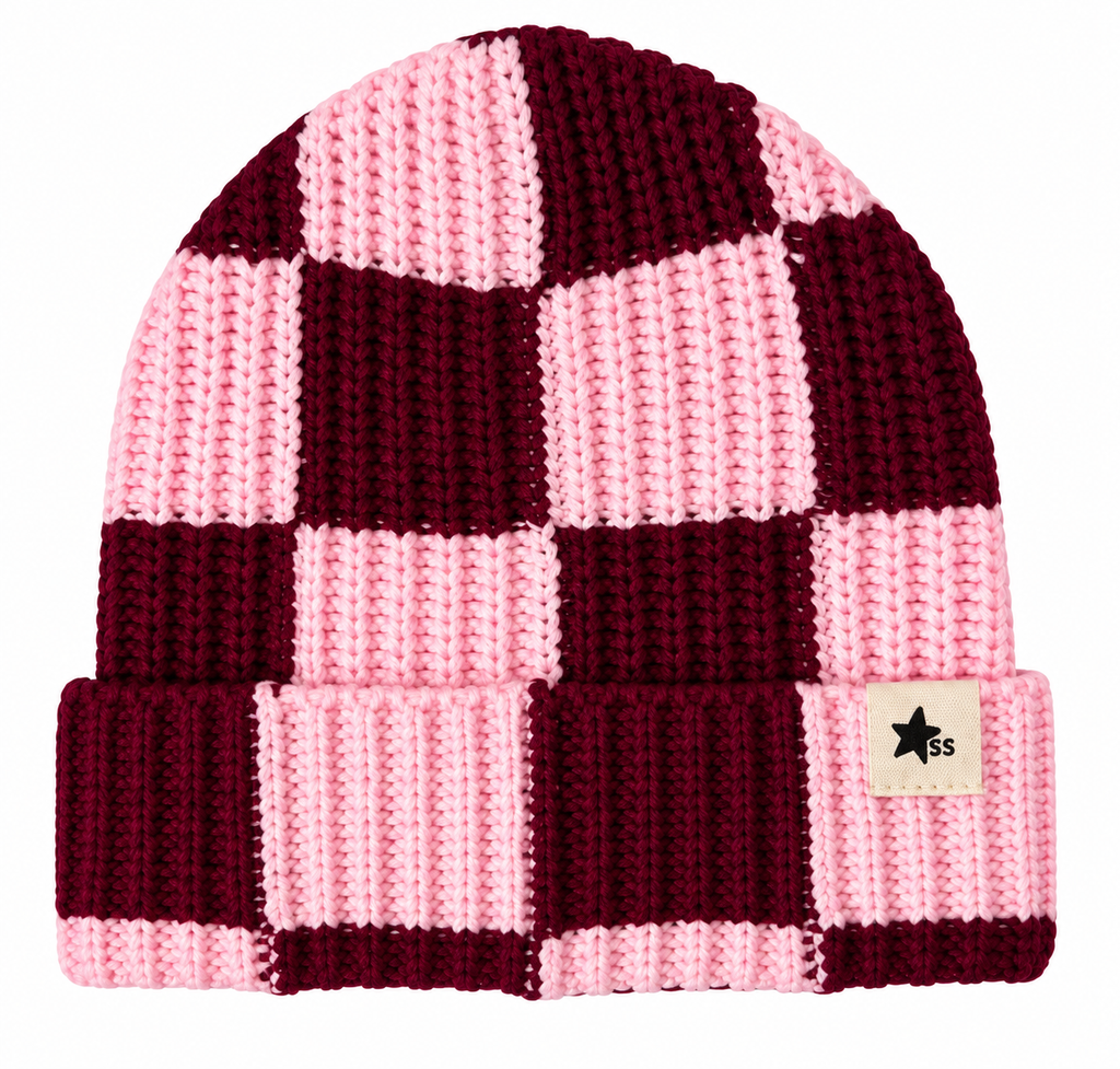 Sunday Siblings soft pink beanie