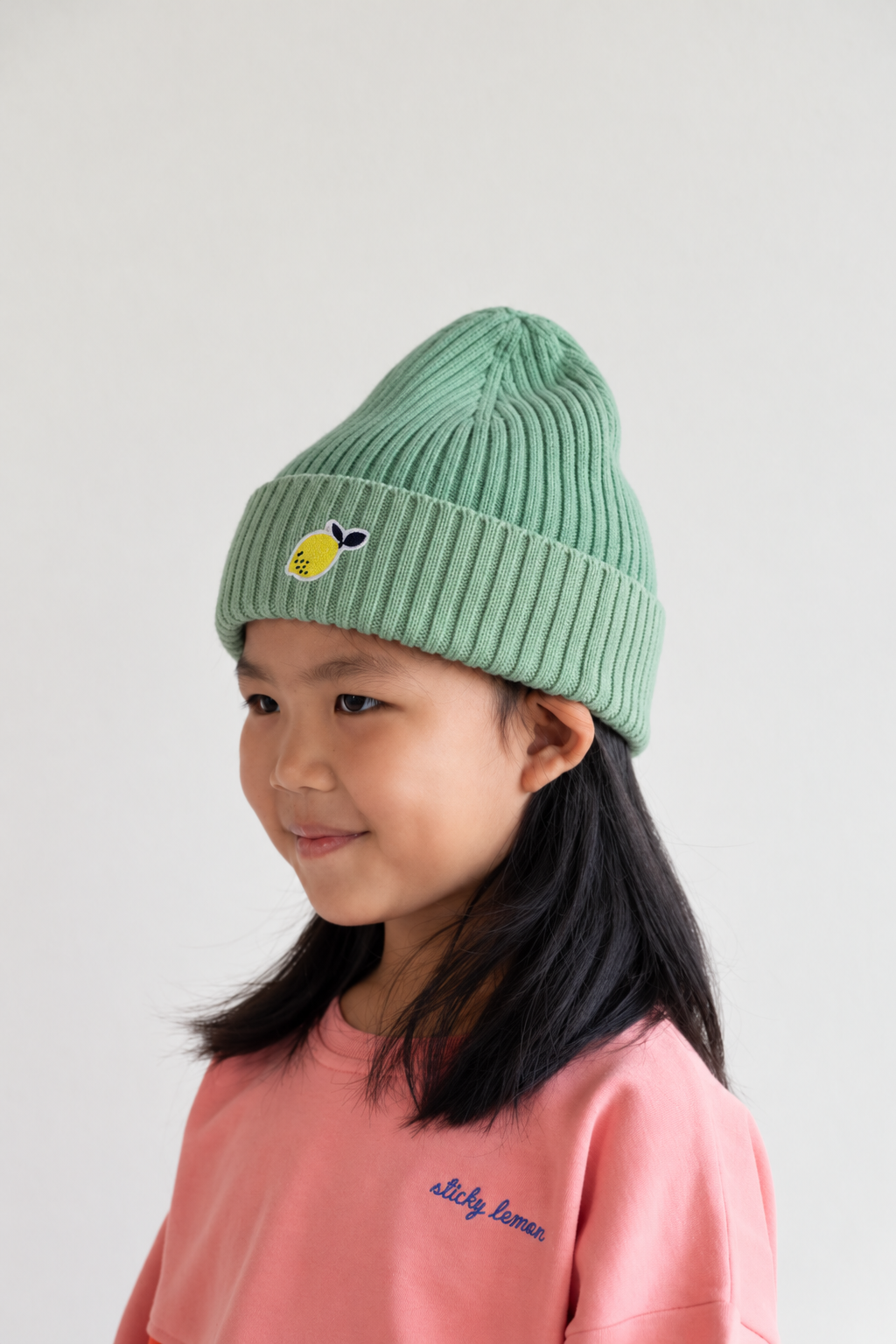 Sticky Lemon cotton beanie hat