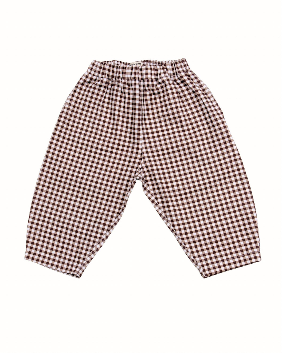 Wildgreen Gingham Barrel Trousers