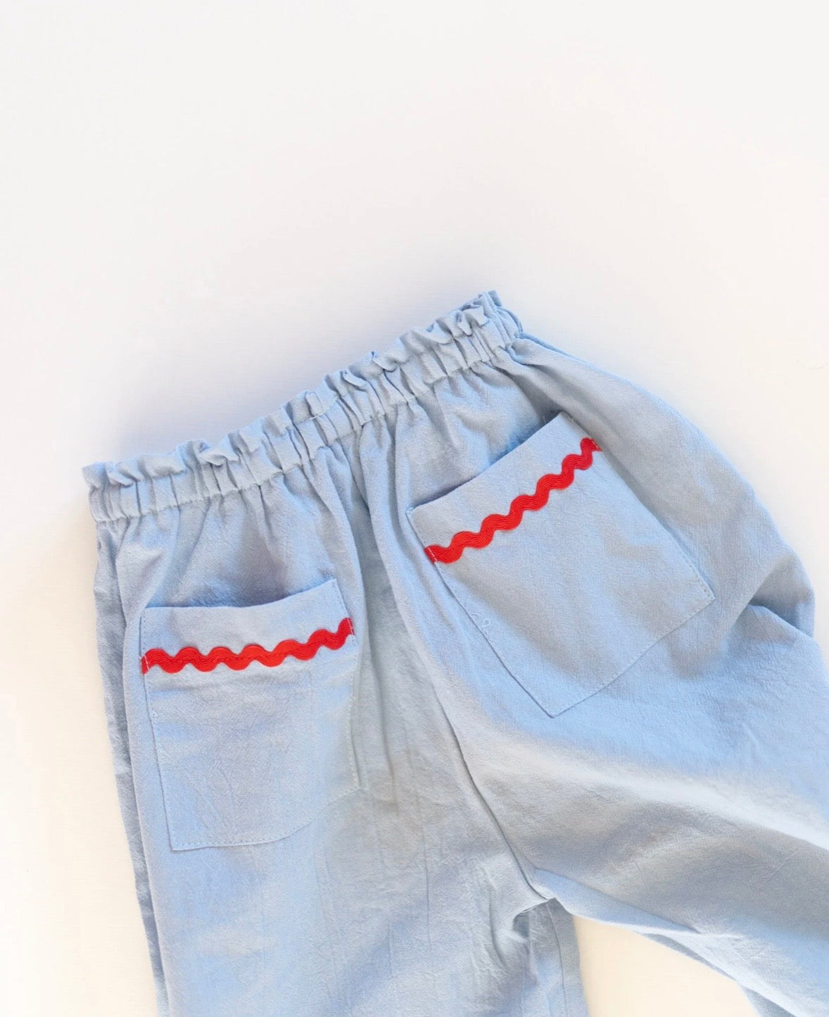 Pigeon said please ruffle trousers
