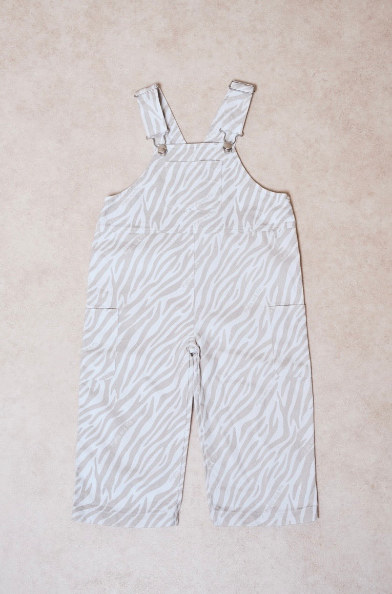 Myles and Me Zebra dungarees